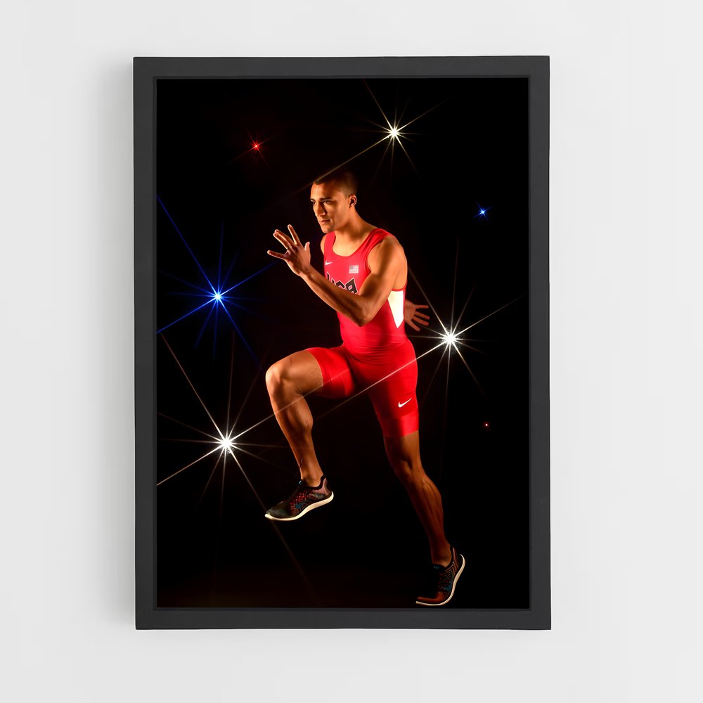 Poster Ashton eaton – affiche Athlétisme (vue 2)